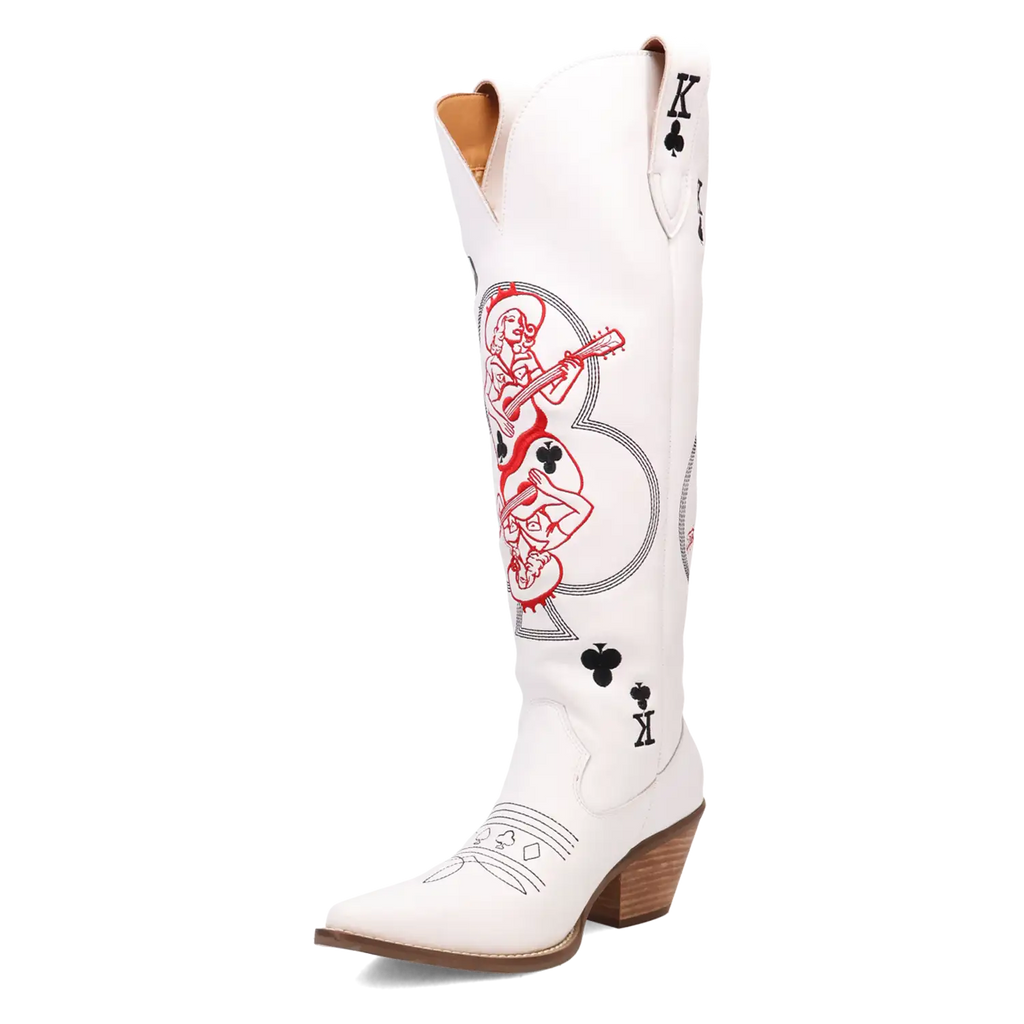 Dingo King of Clubs - Women's Leather Cowgirl Boots