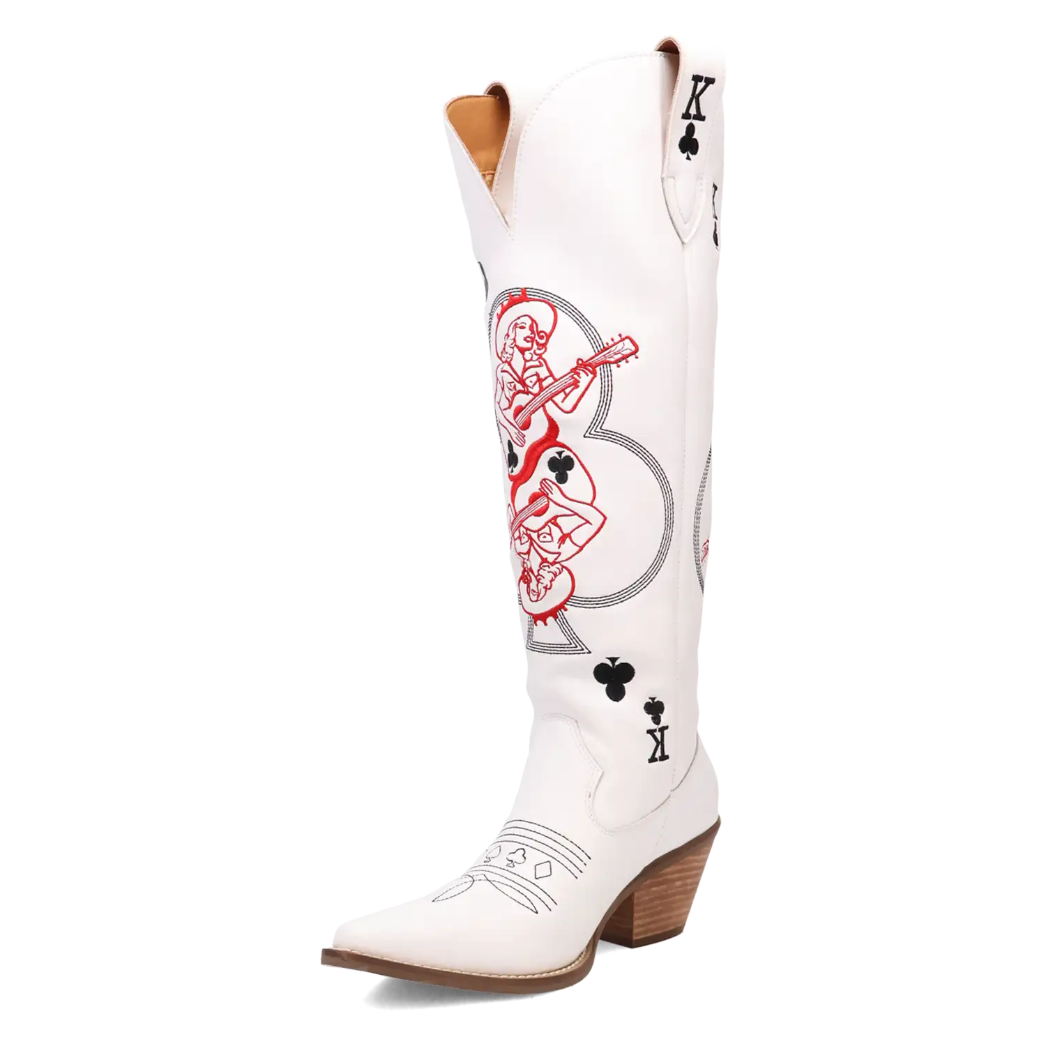 Dingo King of Clubs - Women's Leather Cowgirl Boots