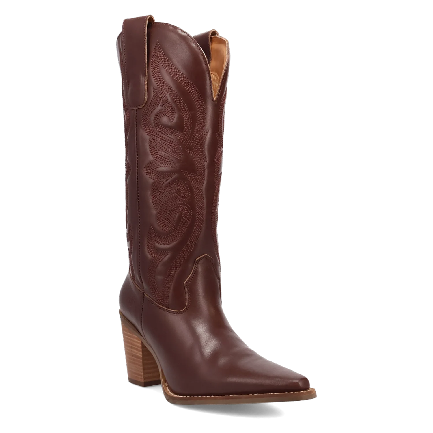 Dingo Hensley - Women's Leather Cowgirl Boots Brown Regular