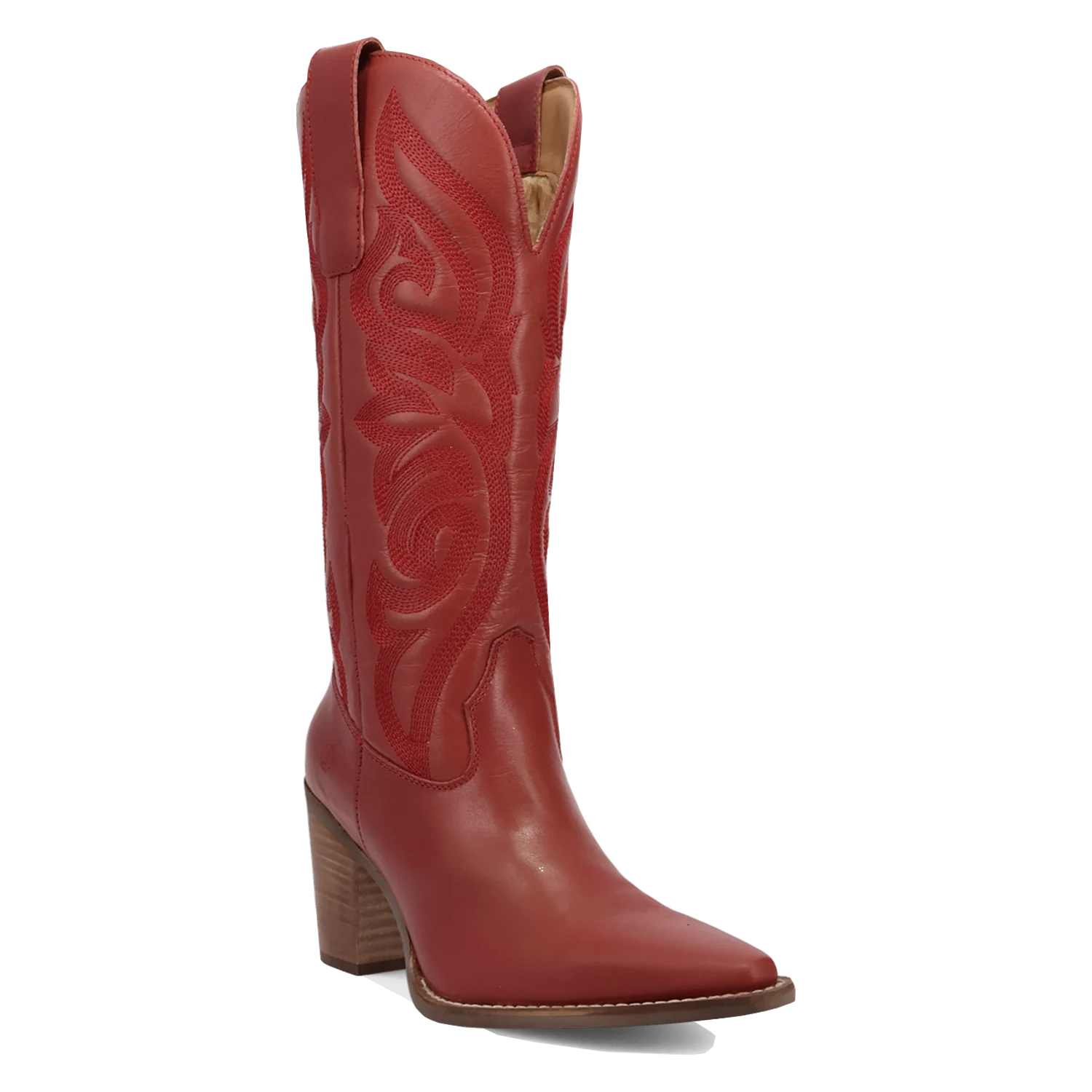 Dingo Hensley - Women's Leather Cowgirl Boots Red Regular