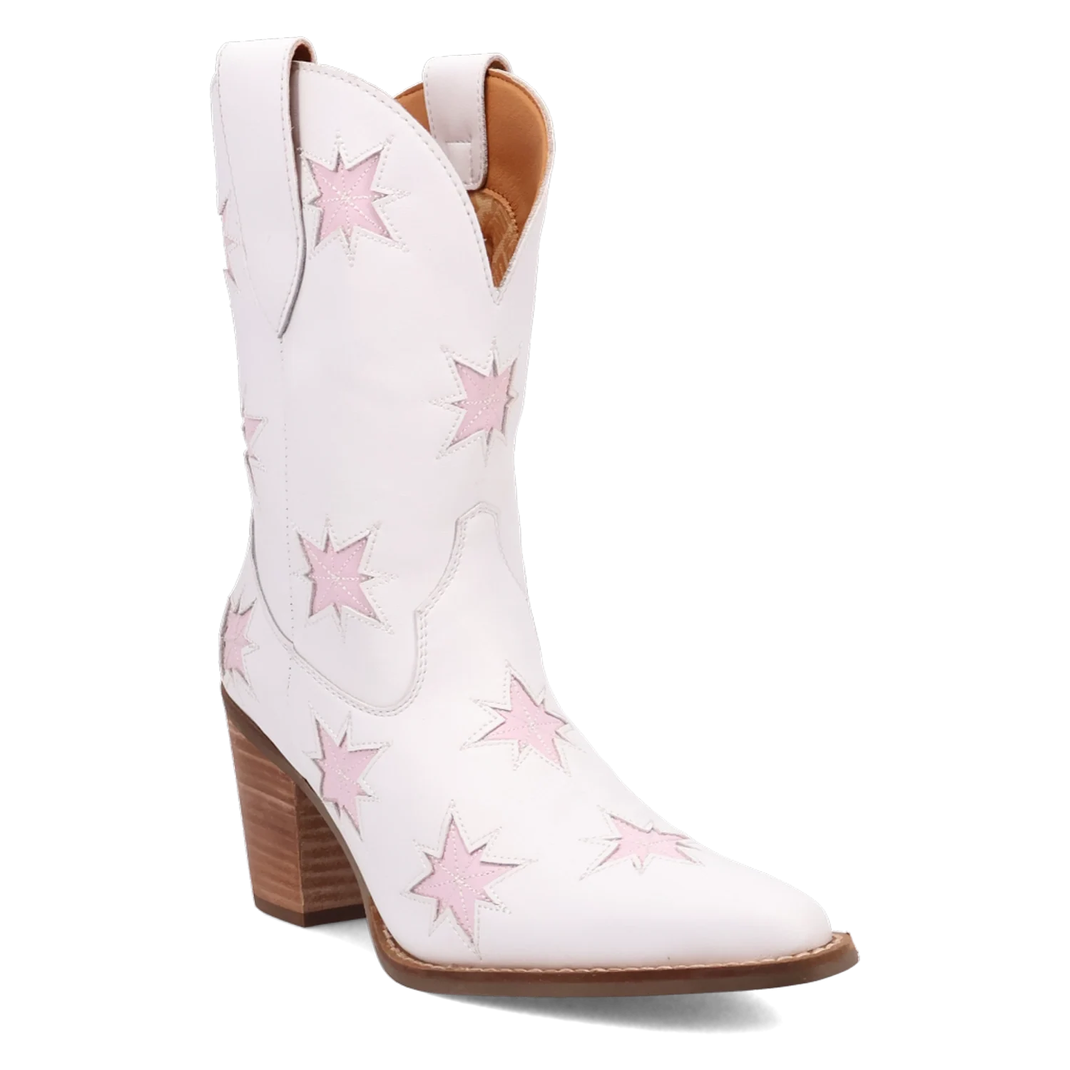 Dingo Starburst - Women's Leather Cowgirl Boots White Regular