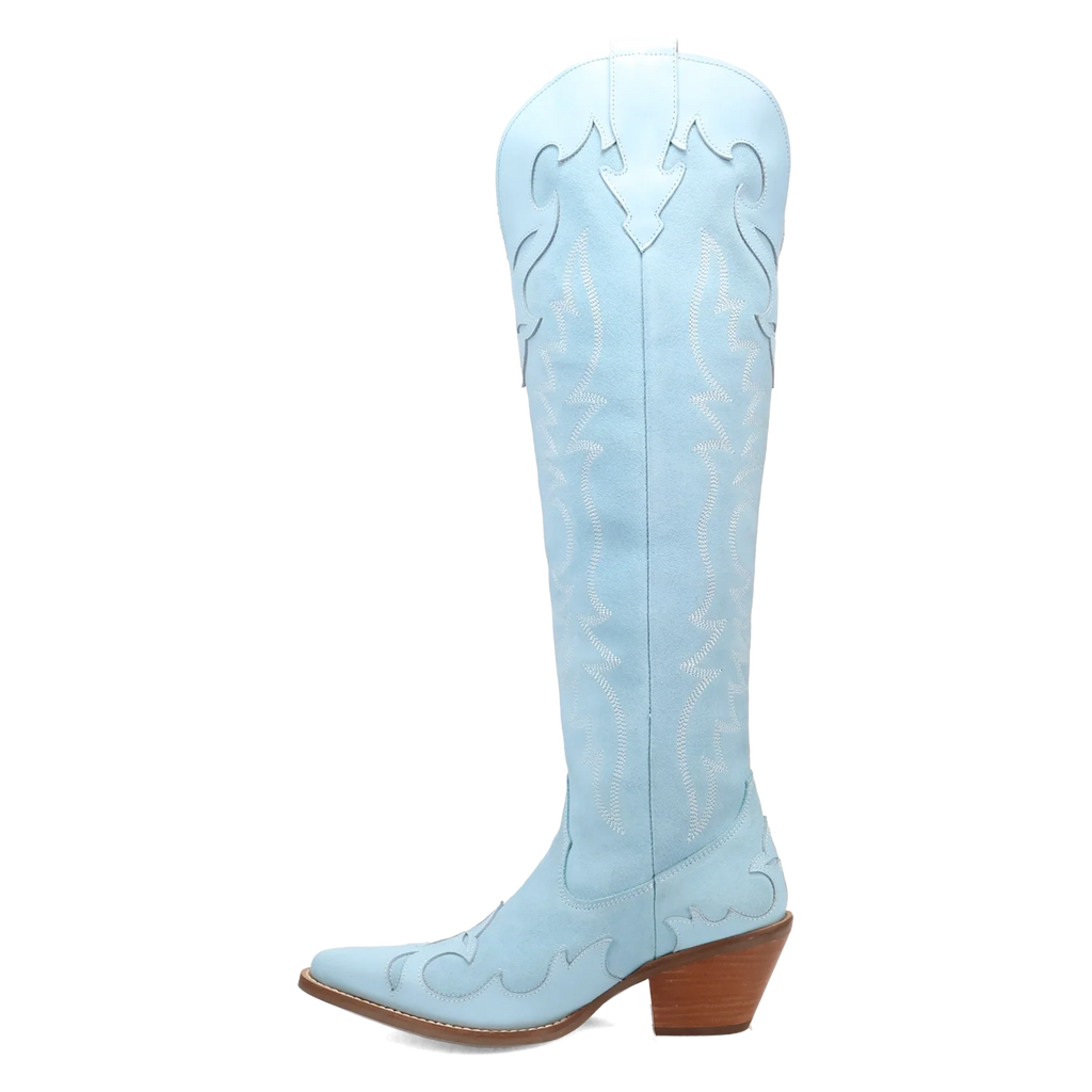 Dingo Drama Queen - Women's Suede Leather Cowgirl Boots