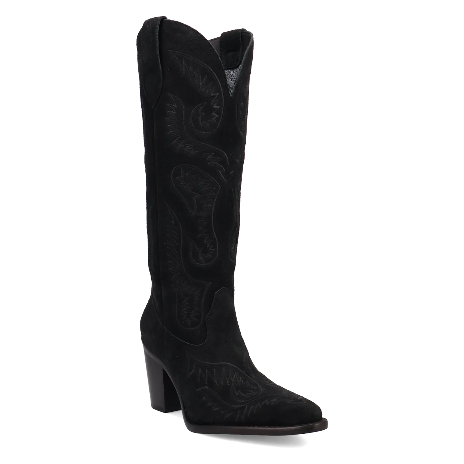 Dingo Evita - Women's Leather Cowgirl Boots Black Regular