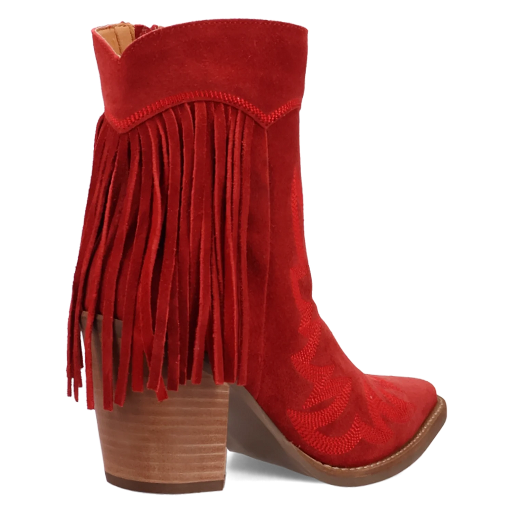 Dingo Wild Sage - Women's Suede Leather Booties