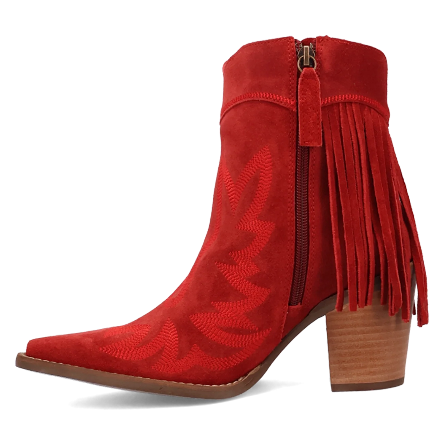 Dingo Wild Sage - Women's Suede Leather Booties