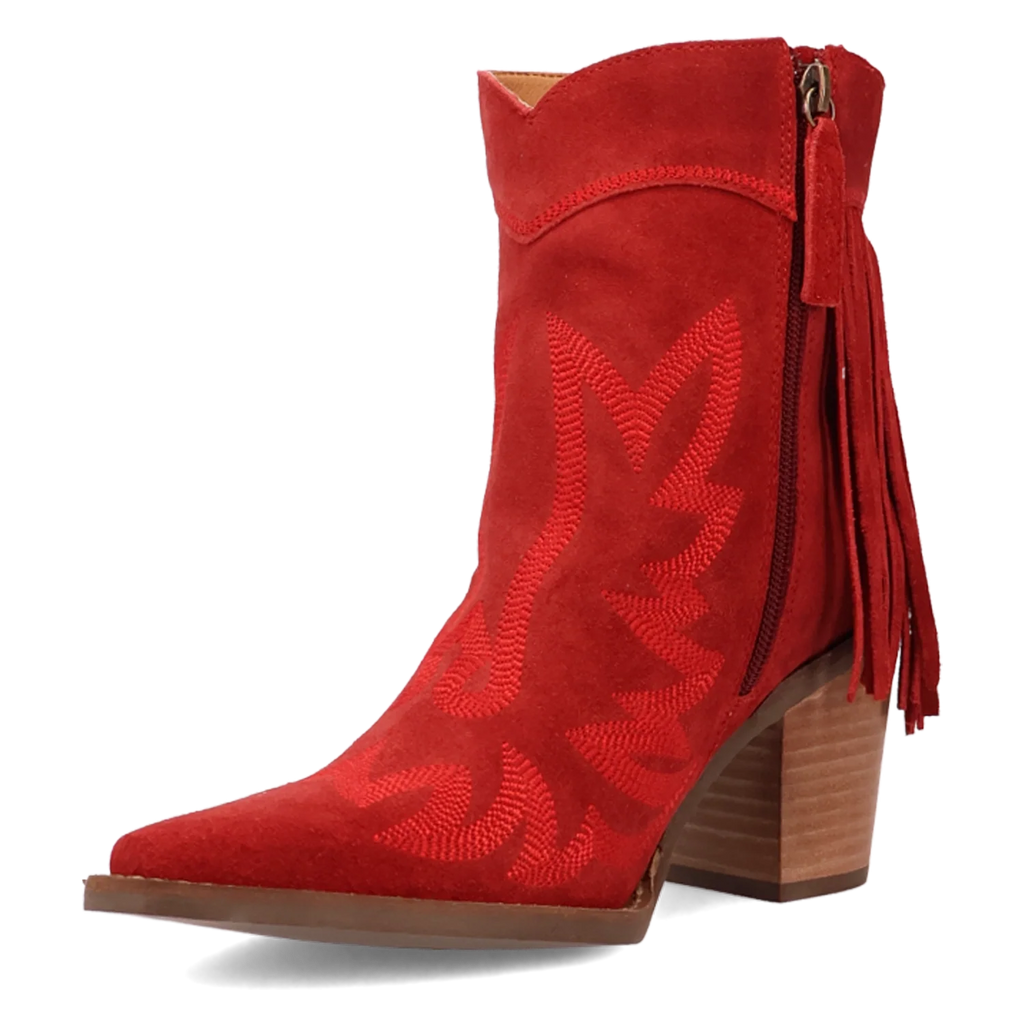 Dingo Wild Sage - Women's Suede Leather Booties