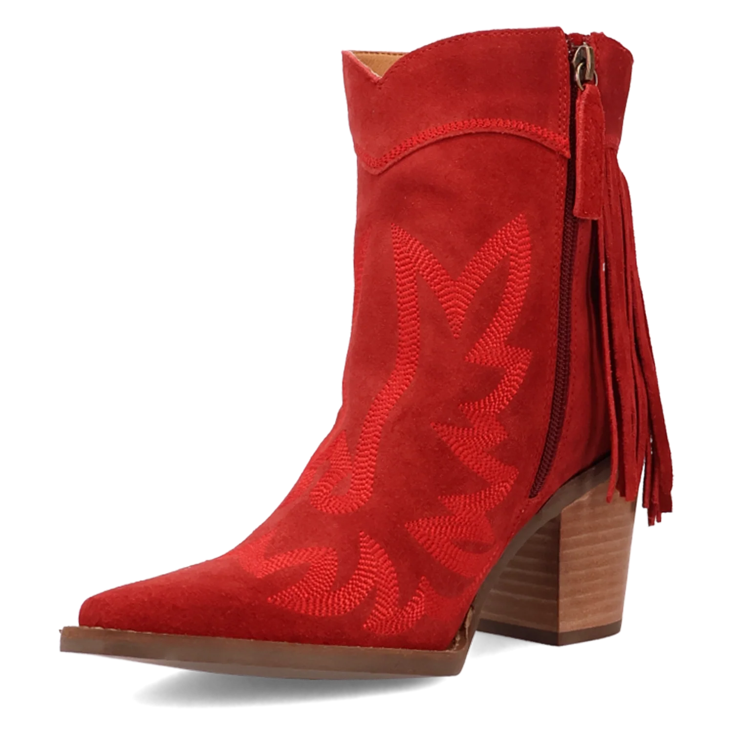 Dingo Wild Sage - Women's Suede Leather Booties