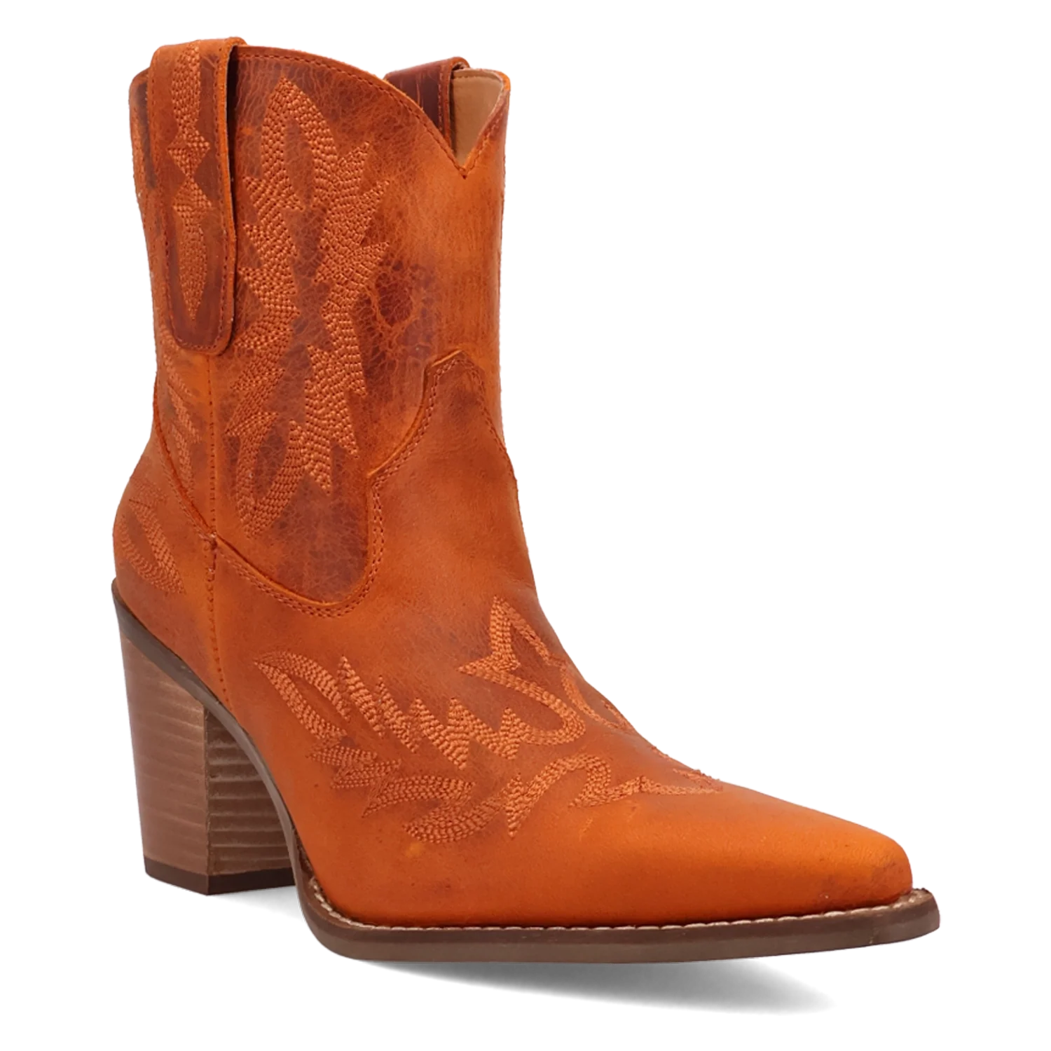 Dingo Rocky Top - Women's Leather Booties Rust Regular