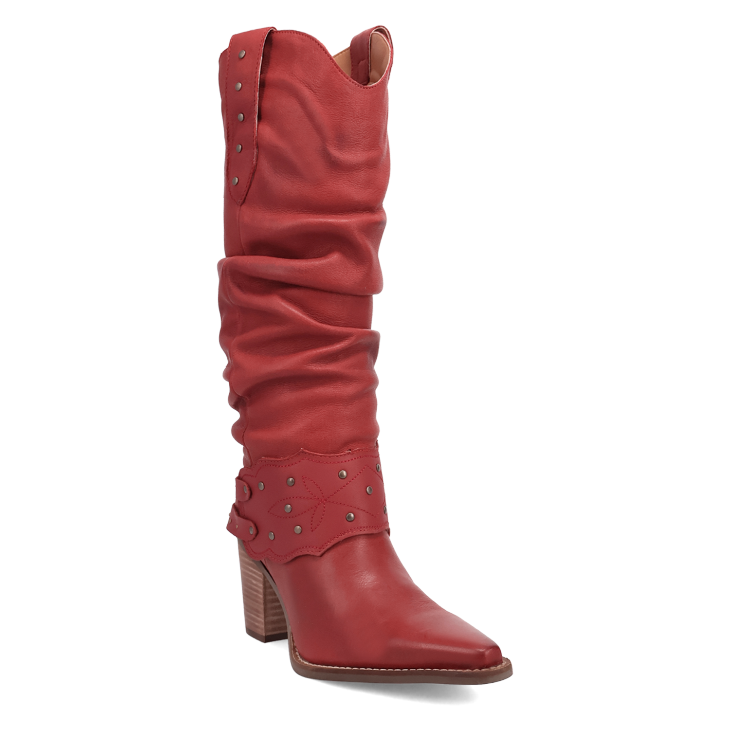 Dingo Grit N' Grace - Women's Leather Cowgirl Boots Red Regular