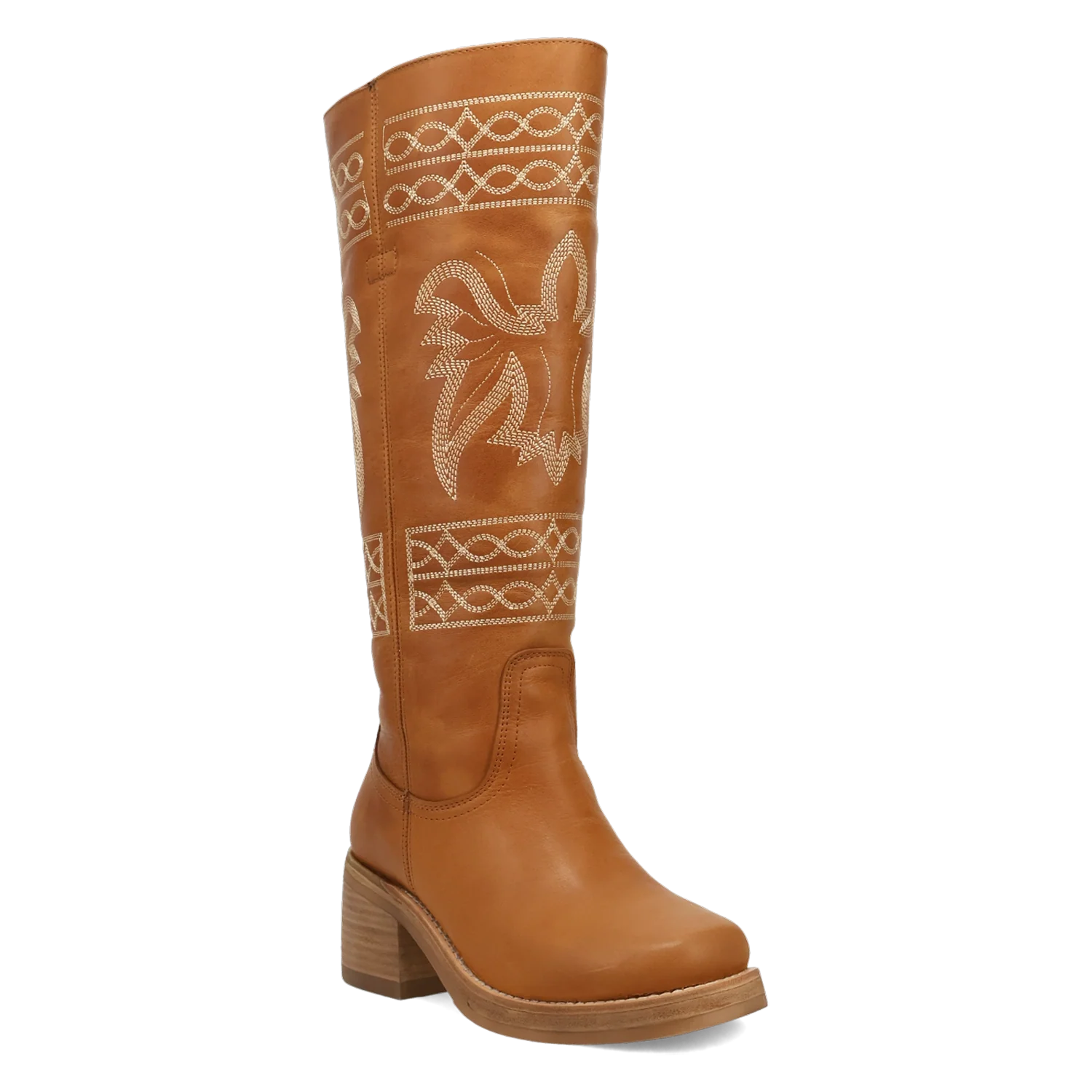 Dingo Avalon - Women's Leather Cowgirl Boots Tan Regular