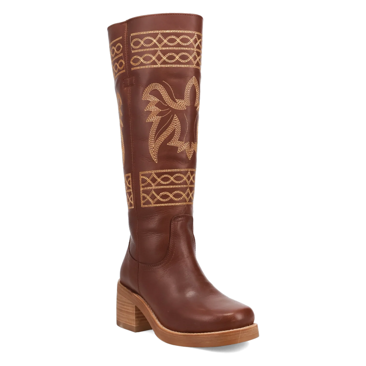 Dingo Avalon - Women's Leather Cowgirl Boots Brown Regular