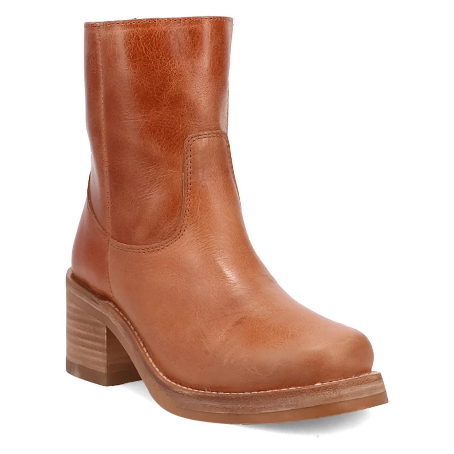 Dingo Roxy - Women's Leather Booties Tan Regular