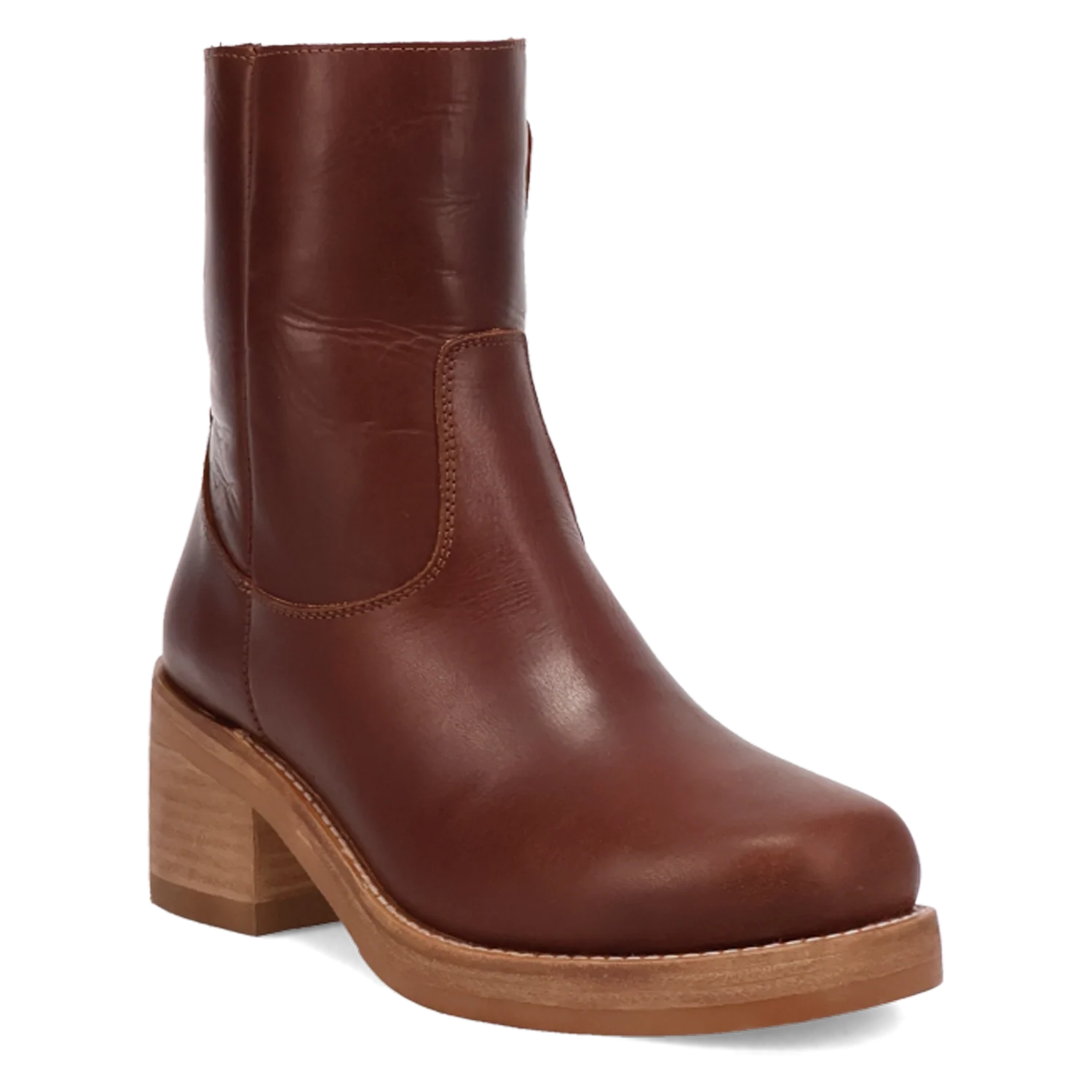 Dingo Roxy - Women's Leather Booties Brown Regular