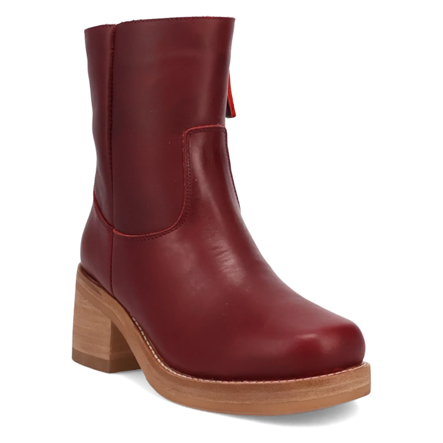 Dingo Roxy - Women's Leather Booties Wine Regular
