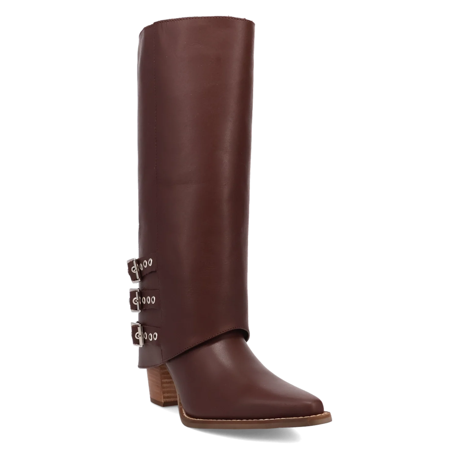 Dingo Urban Cowgirl - Women's Leather Cowgirl Boots Brown Regular