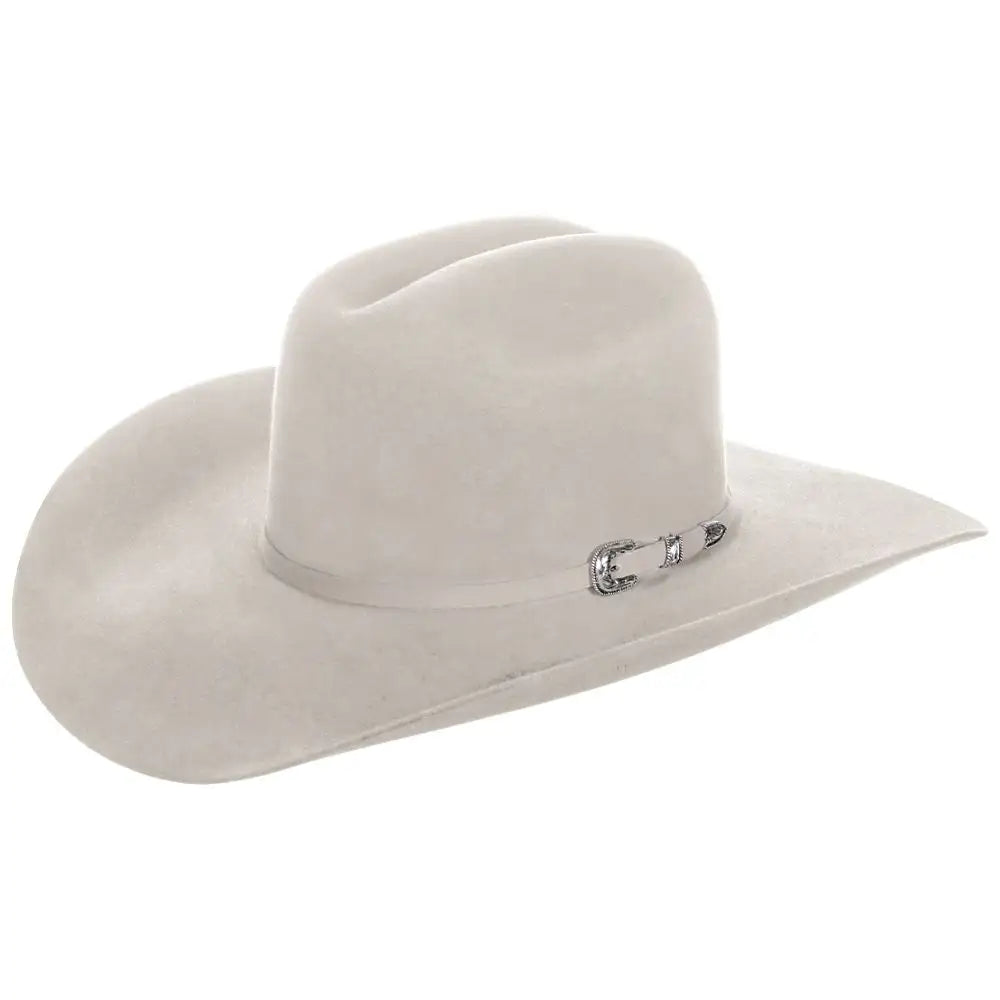 Larry Mahan's Douglas (4 1/4") - Fur Felt Cowboy Hat Silverbelly