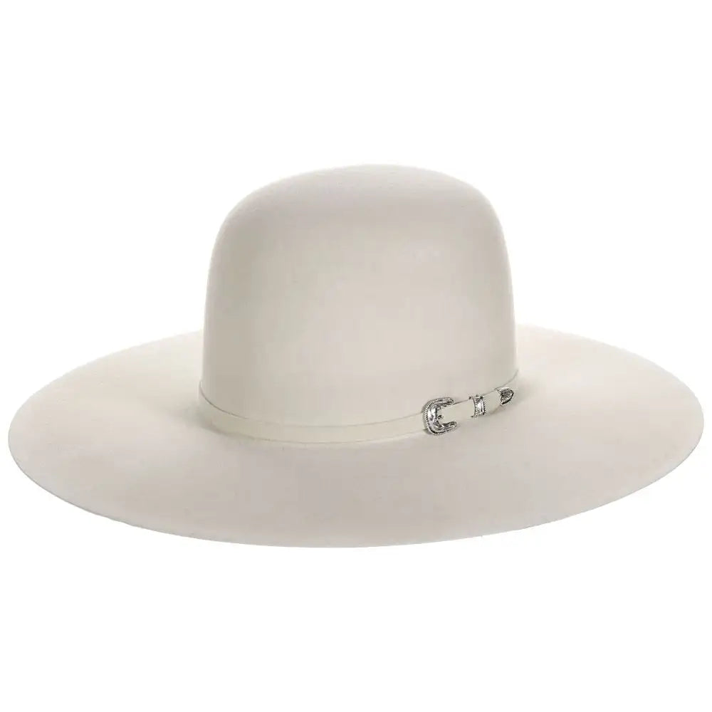 Larry Mahan's Douglas - (10X) Flat Brim Fur Felt Cowboy Hat Silverbelly
