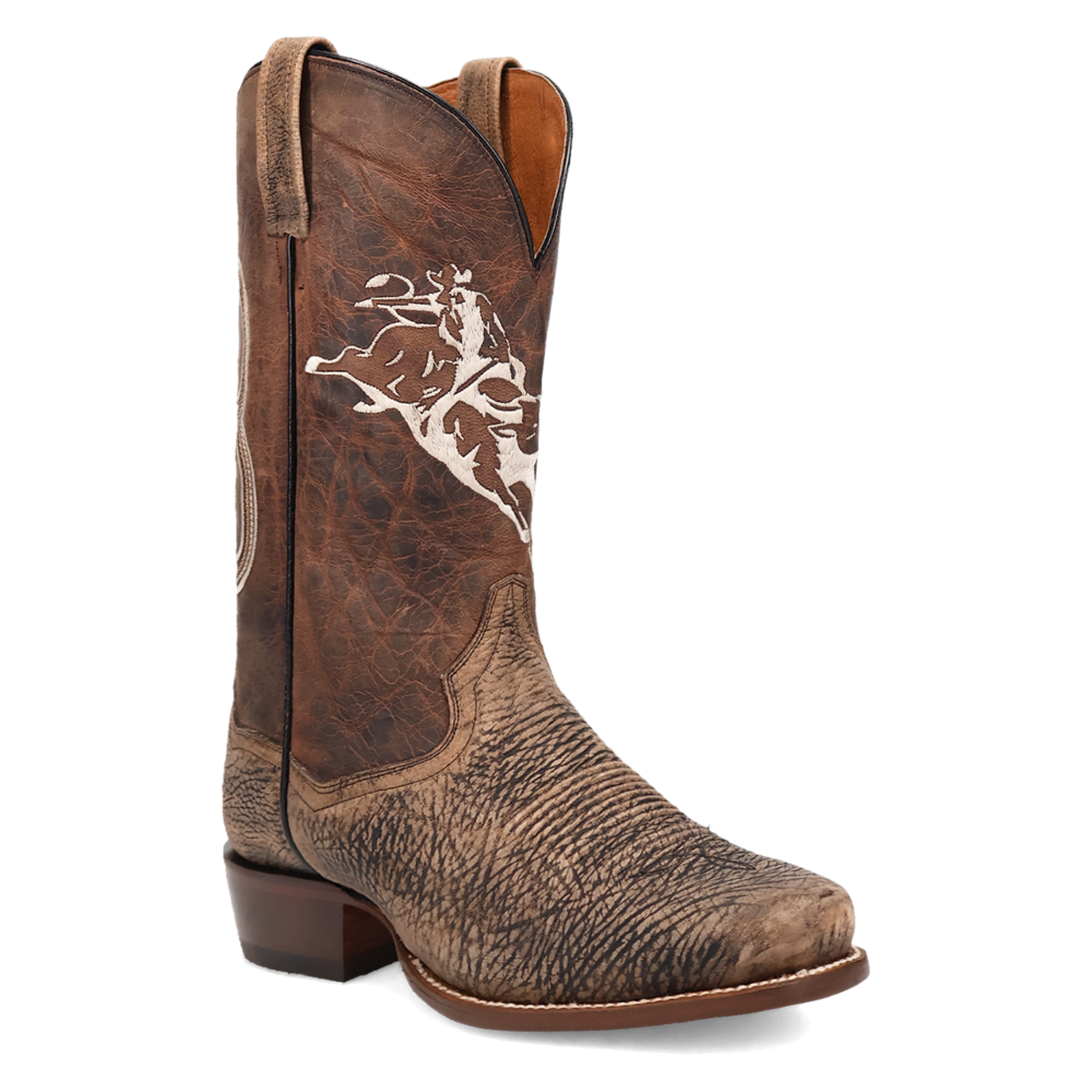 Dan Post The Dirt Show - Men's Bison Cowboy Boots Brown