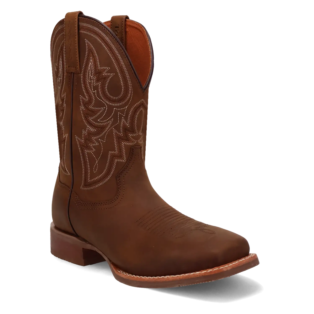 Dan Post Brigston - Men's Leather Cowboy Boots Brown
