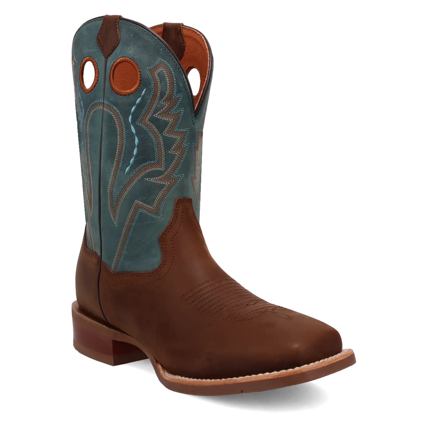 Dan Post Leighton - Men's Leather Cowboy Boots Blue