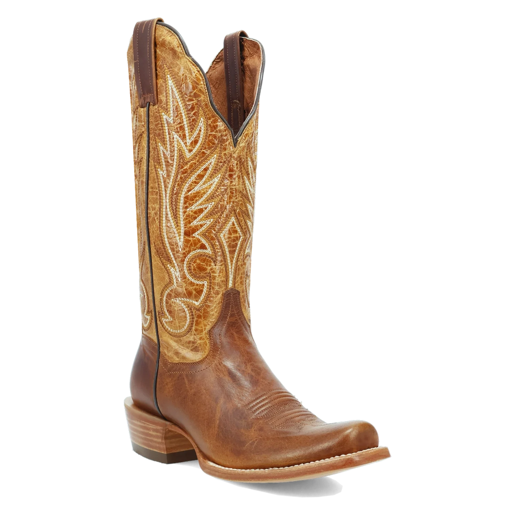 Dan Post Amber Trail - Women's Leather Cowgirl Boots Honey Regular
