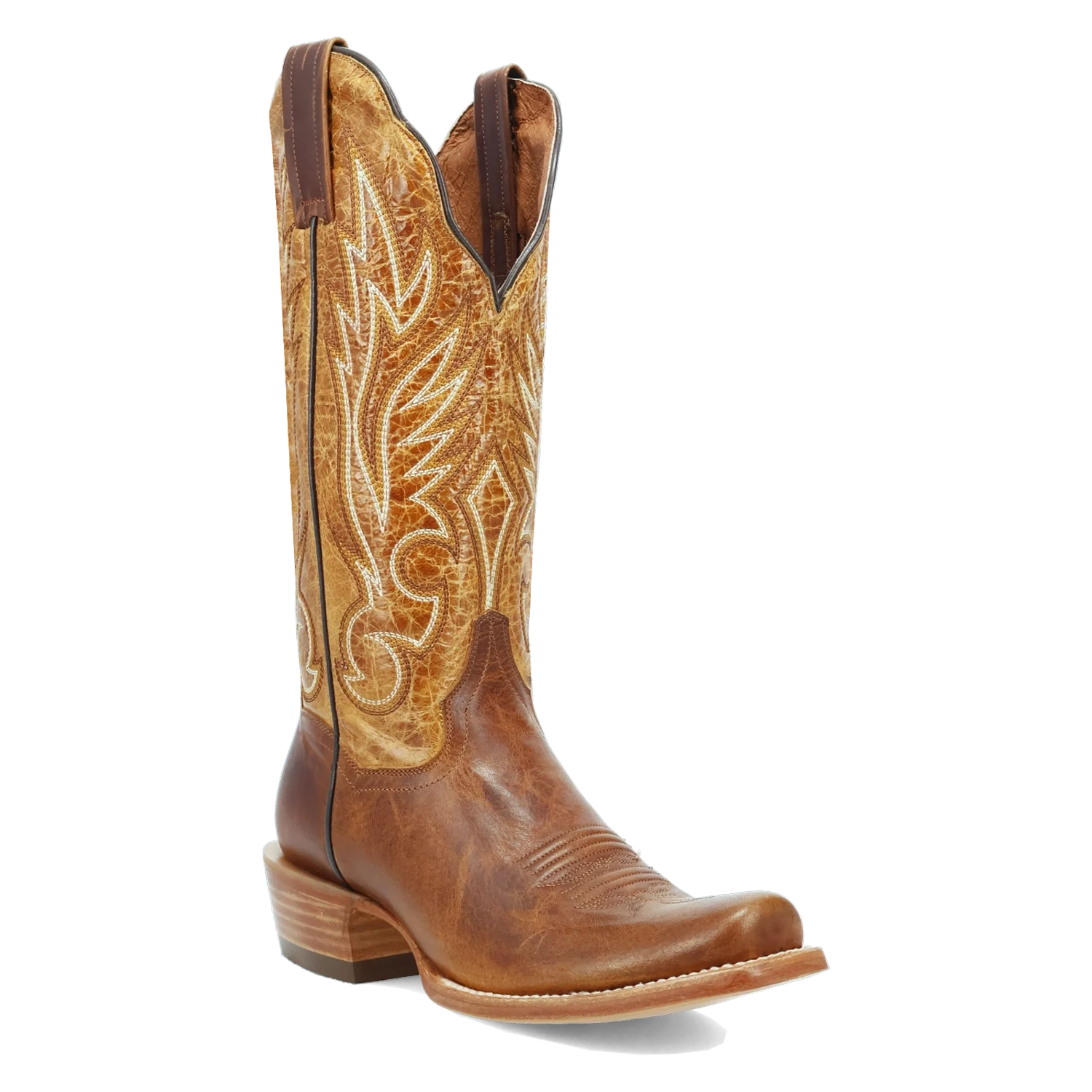Dan Post Amber Trail - Women's Leather Cowgirl Boots Honey Regular