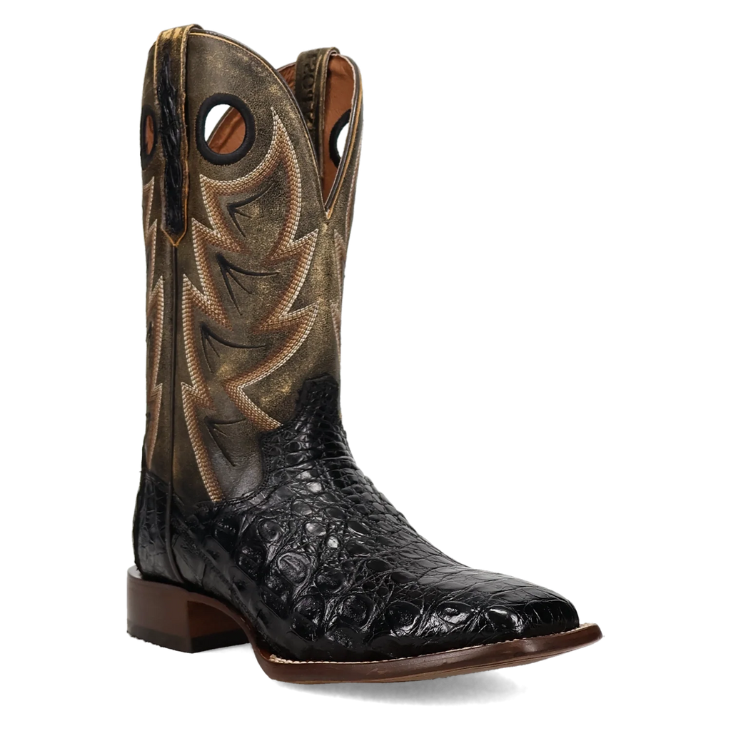 Dan Post Marsh - Men's Caiman Cowboy Boots Black