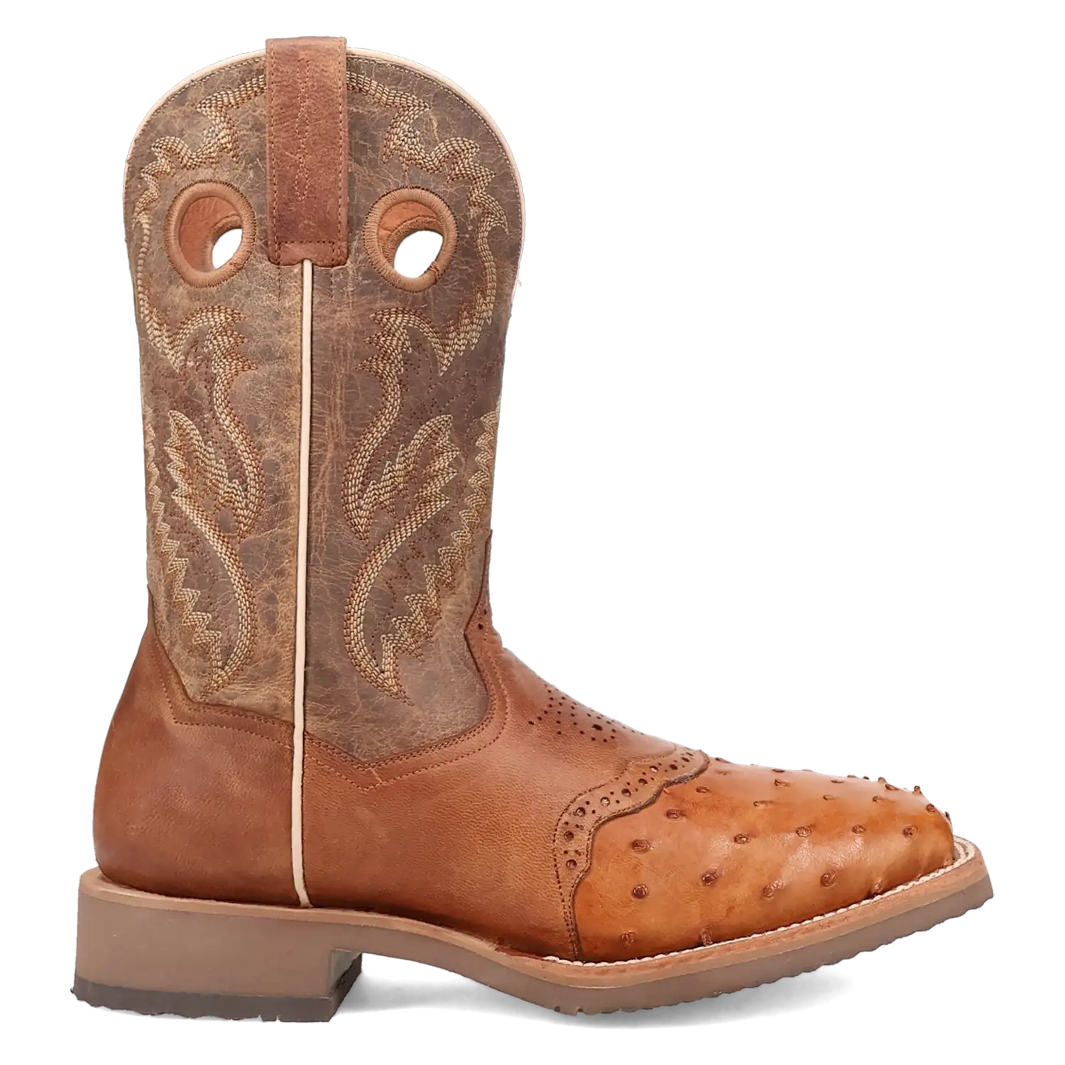 Dan Post Martel - Men's Ostrich Skin Leather Cowboy Boots