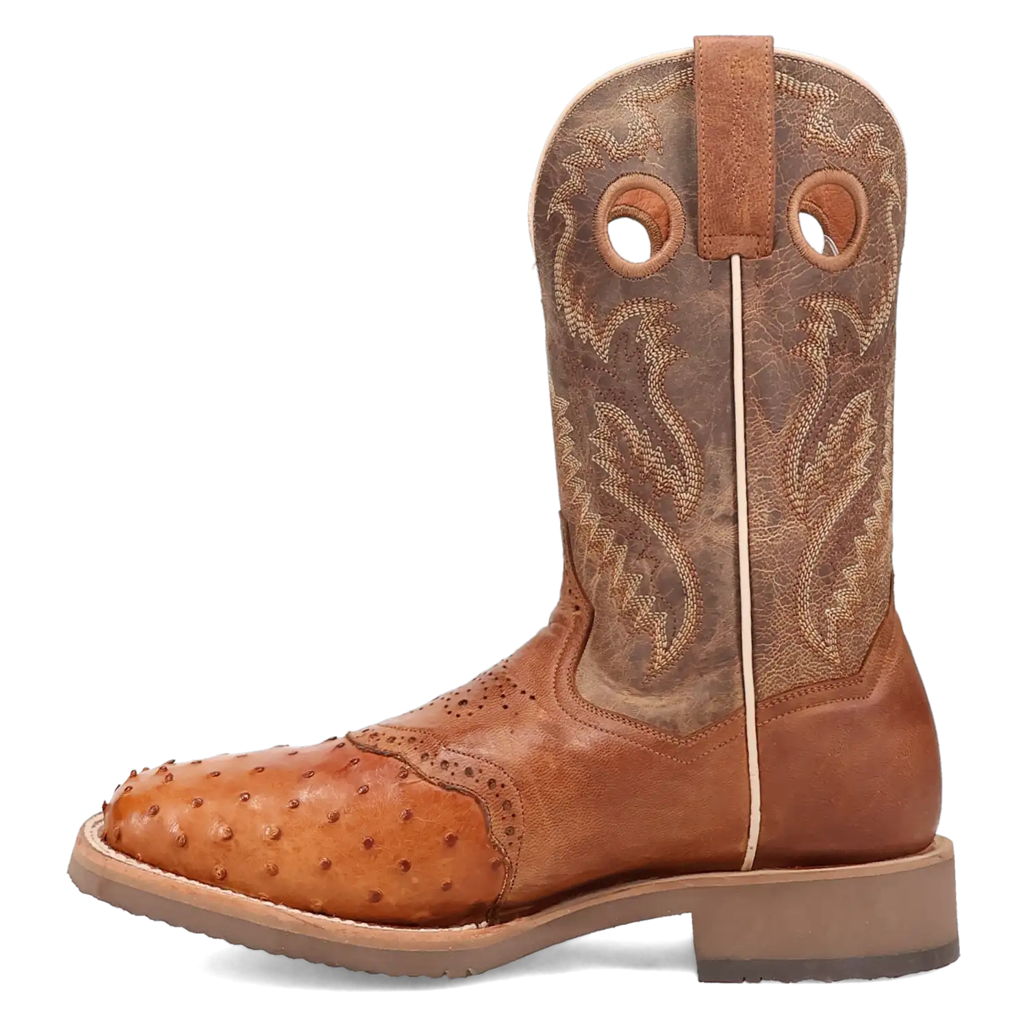 Dan Post Martel - Men's Ostrich Skin Leather Cowboy Boots