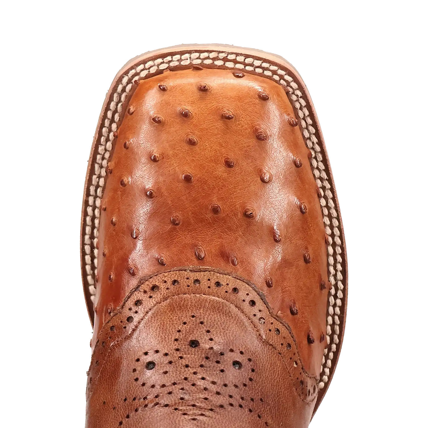 Dan Post Martel - Men's Ostrich Skin Leather Cowboy Boots