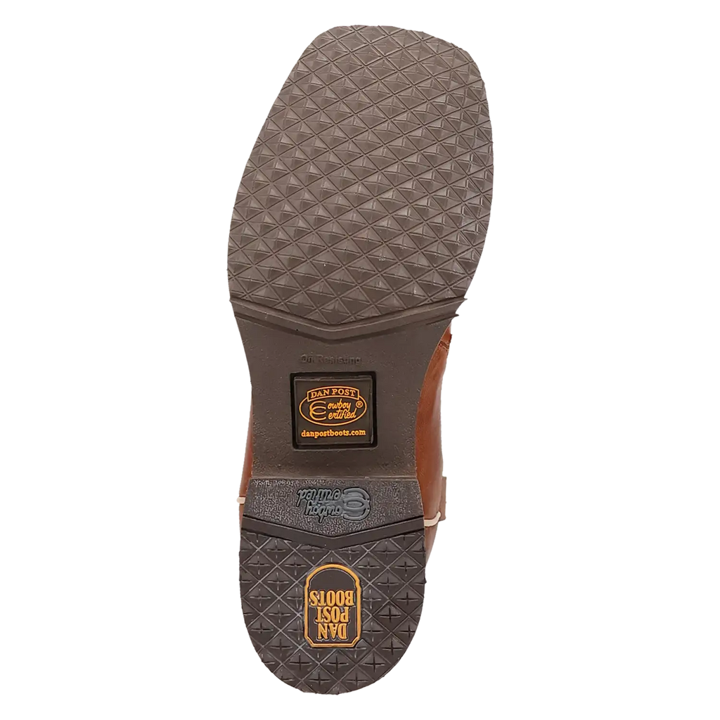 Dan Post Martel - Men's Ostrich Skin Leather Cowboy Boots