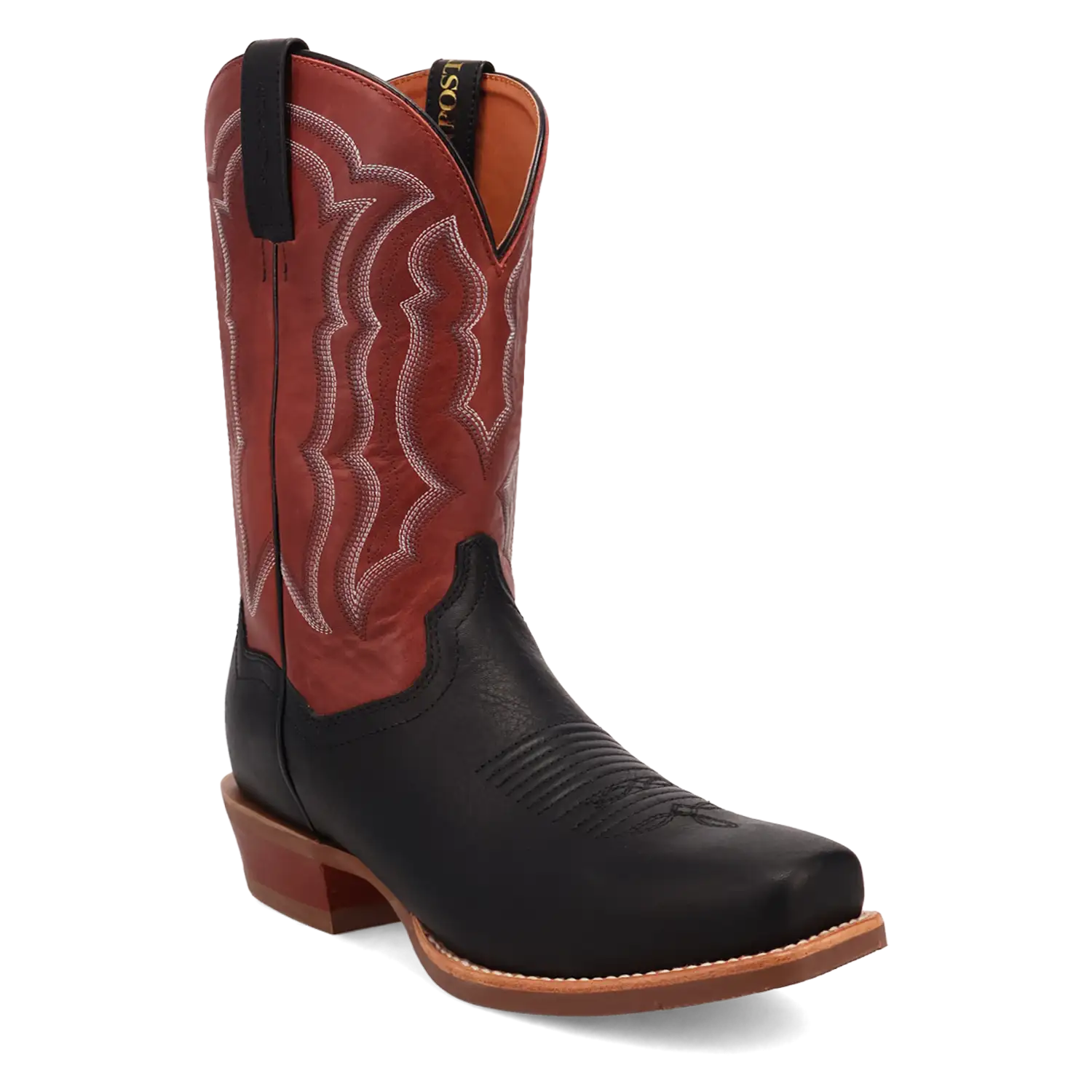 Dan Post Creed - Men's Leather Cowboy Boots Red