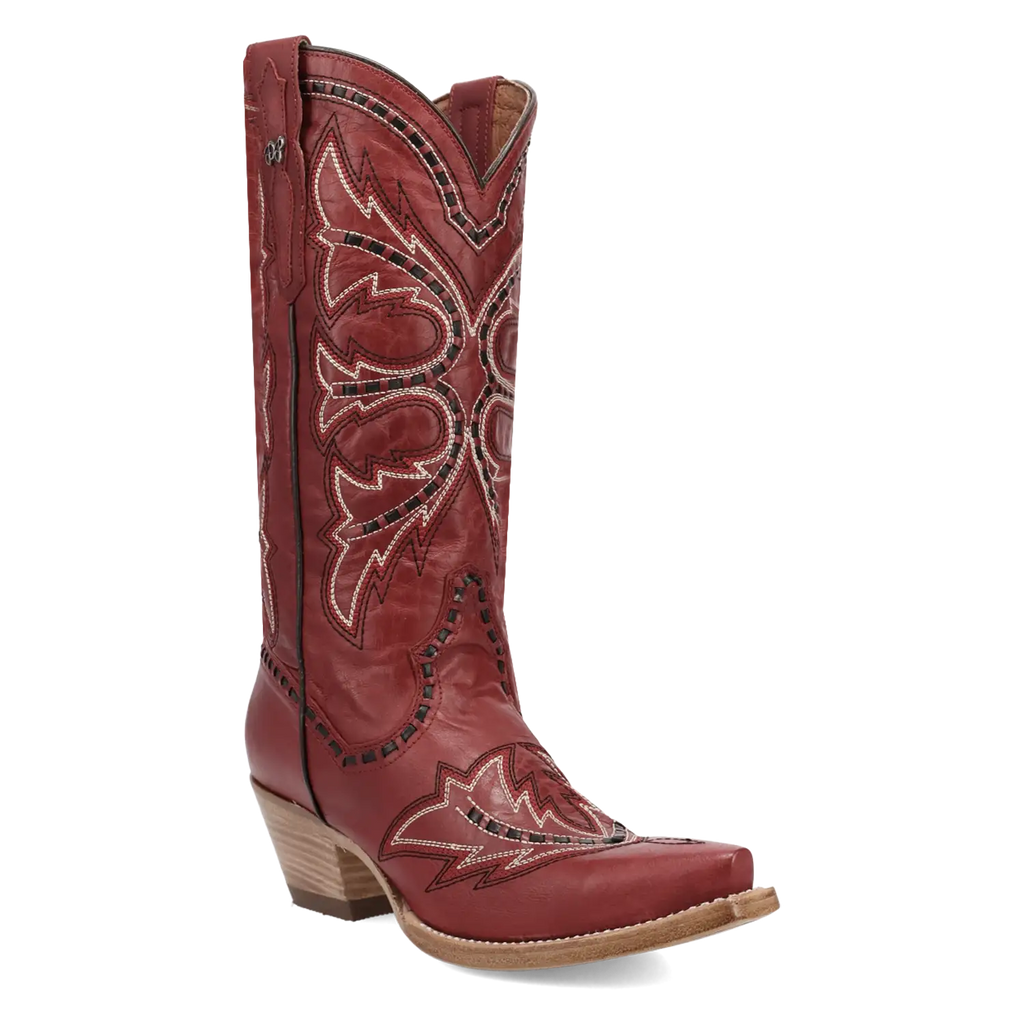 Dan Post Mesa - Women's Leather Cowgirl Boots Red Regular
