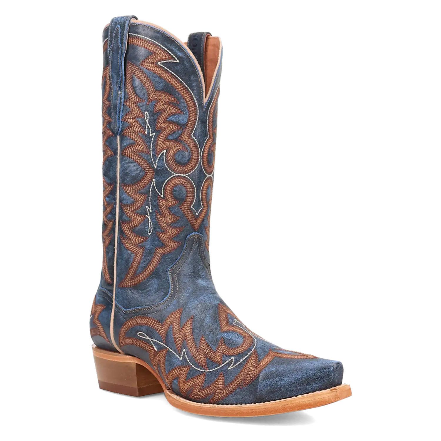 Dan Post Triton - Men's Leather Cowboy Boots Blue