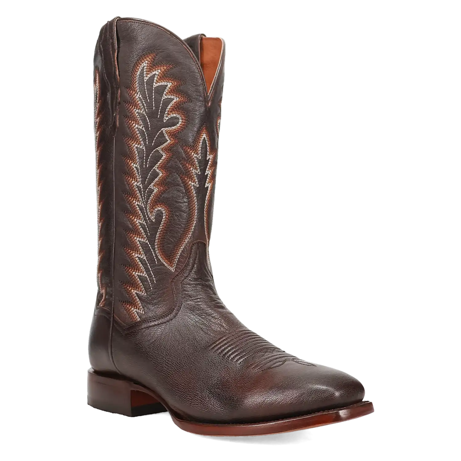 Dan Post Jerry - Men's Leather Cowboy Boots Brown
