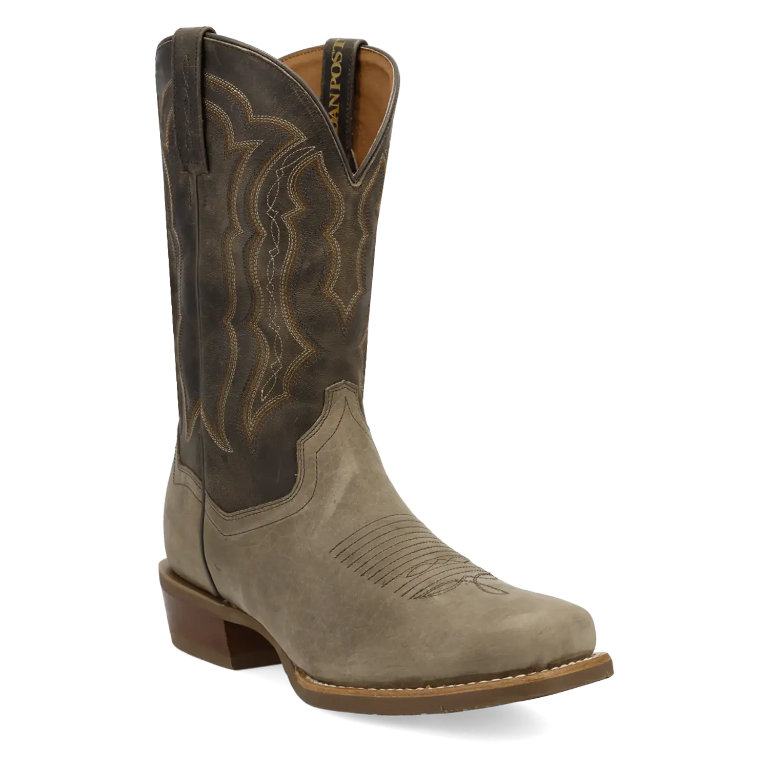 Dan Post Creed - Men's Leather Cowboy Boots Grey