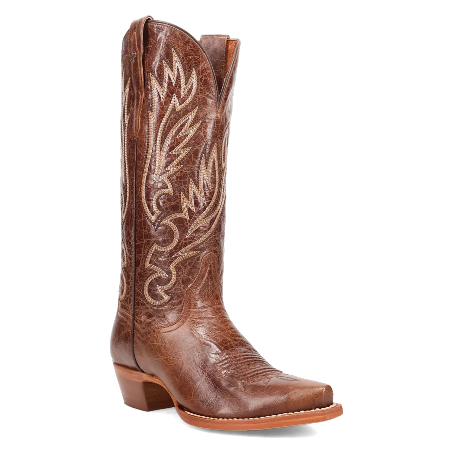 Dan Post Katy - Women's Leather Cowgirl Boots Brown Regular