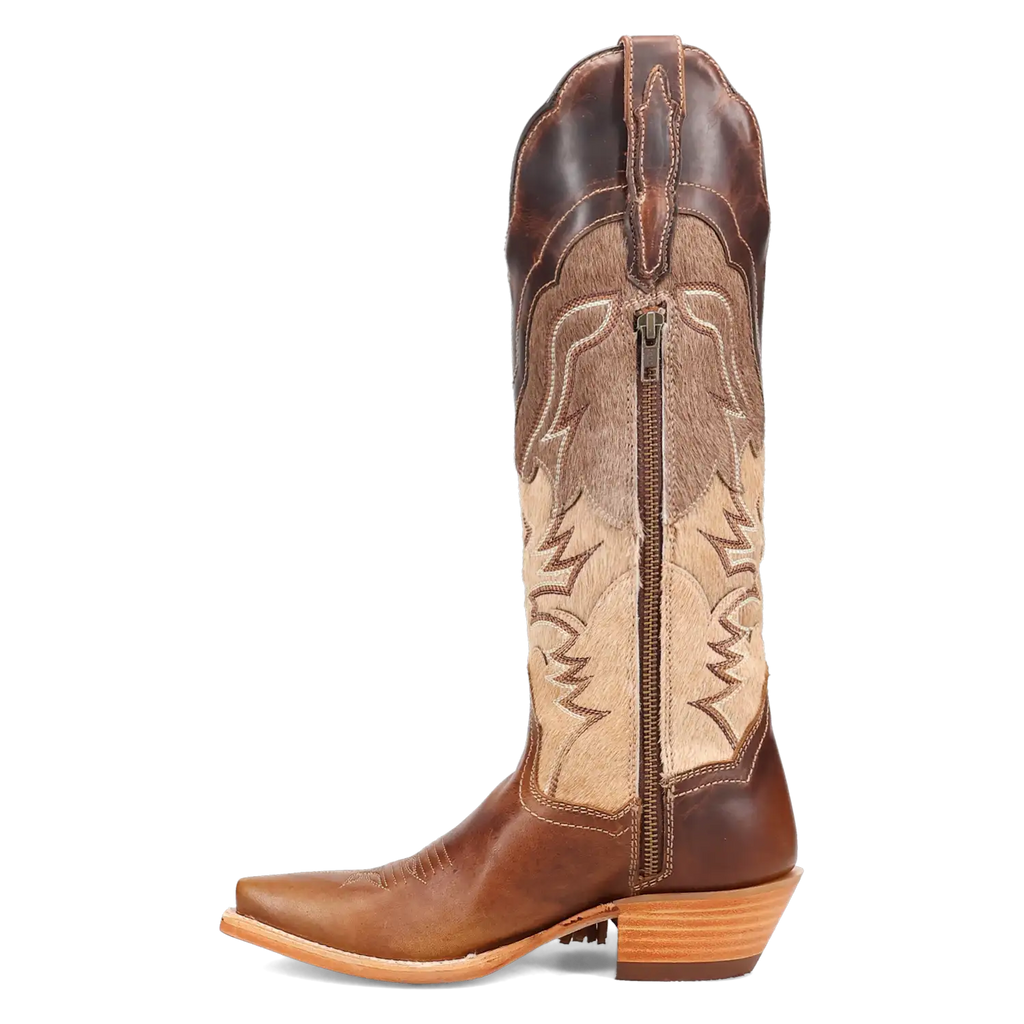 Dan Post Dayla - Women's Leather Hair-On Cowgirl Boots
