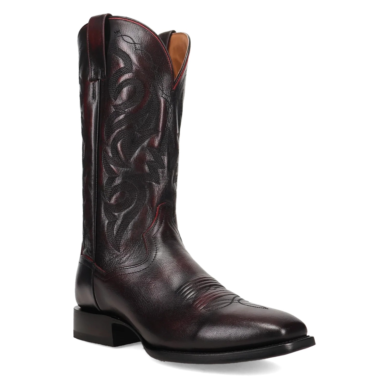 Dan Post Remington - Men's Leather Cowboy Boots Black Cherry