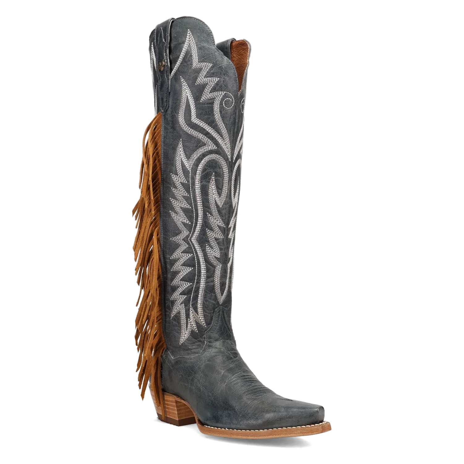 Dan Post Prairie Dancer - Women's Leather Cowgirl Boots Blue