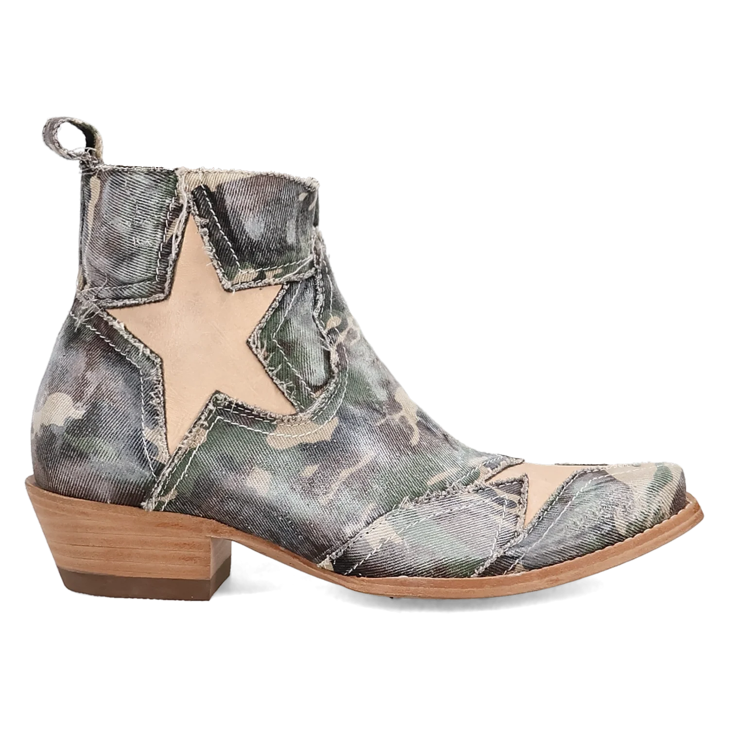 Dan Post Stardust - Women's Denim Cowgirl Booties