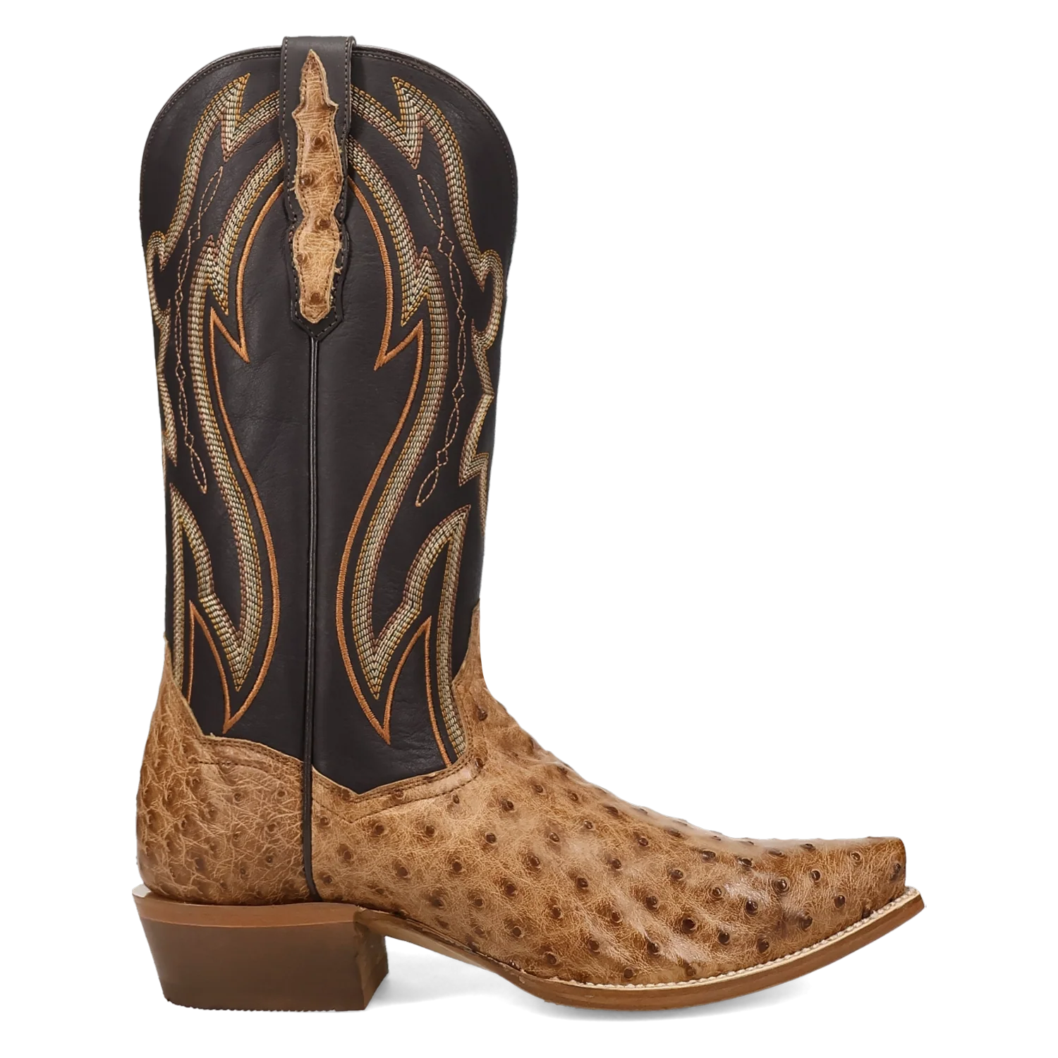 Dan Post Grit - Men's Ostrich Leather Cowboy Boots