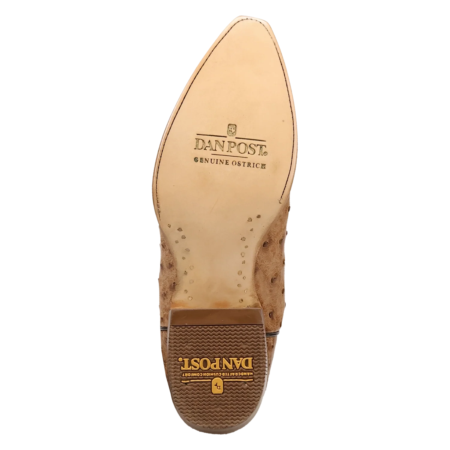 Dan Post Grit - Men's Ostrich Leather Cowboy Boots