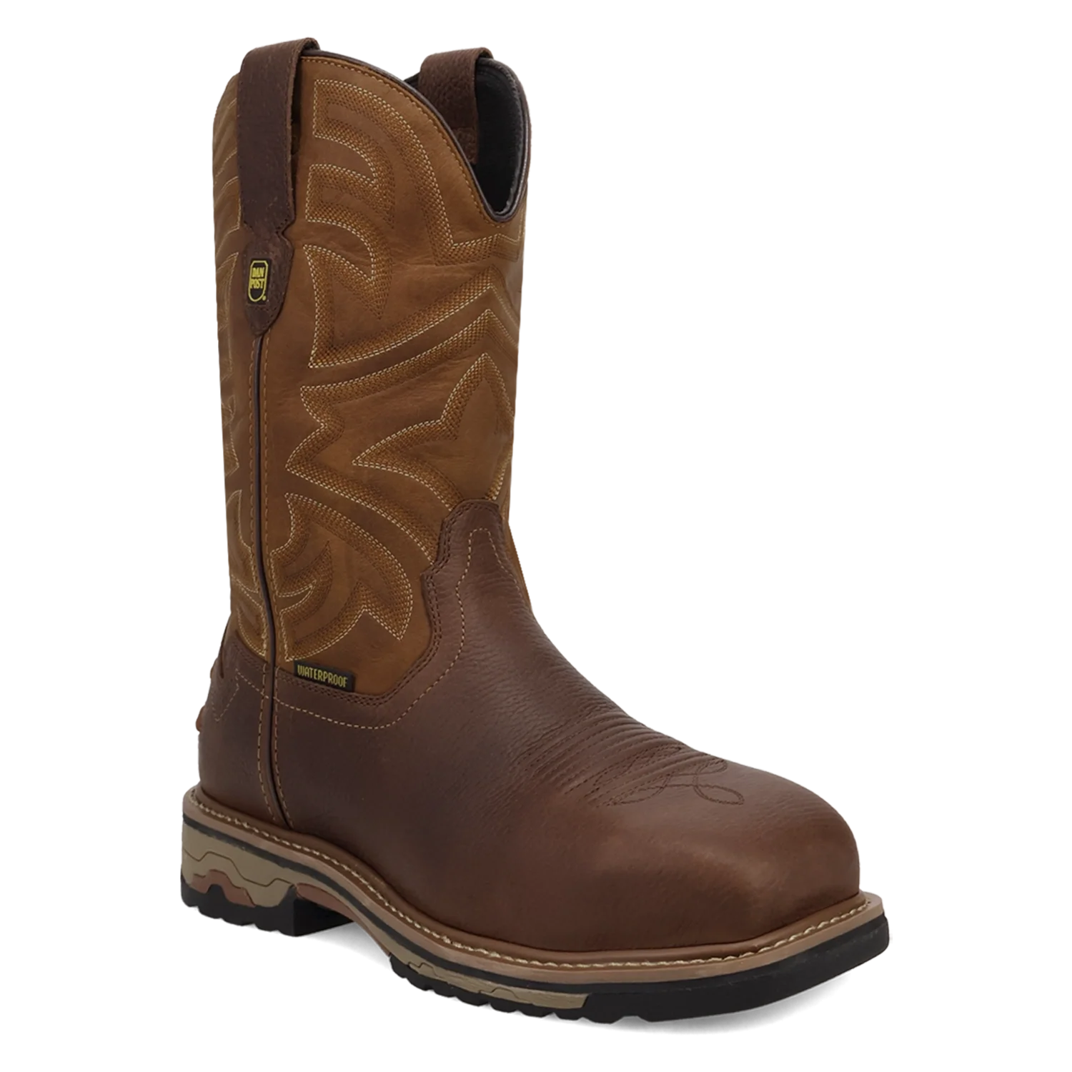 Dan Post Sire (Steel Toe) - Mens Cowboy Boot Brown