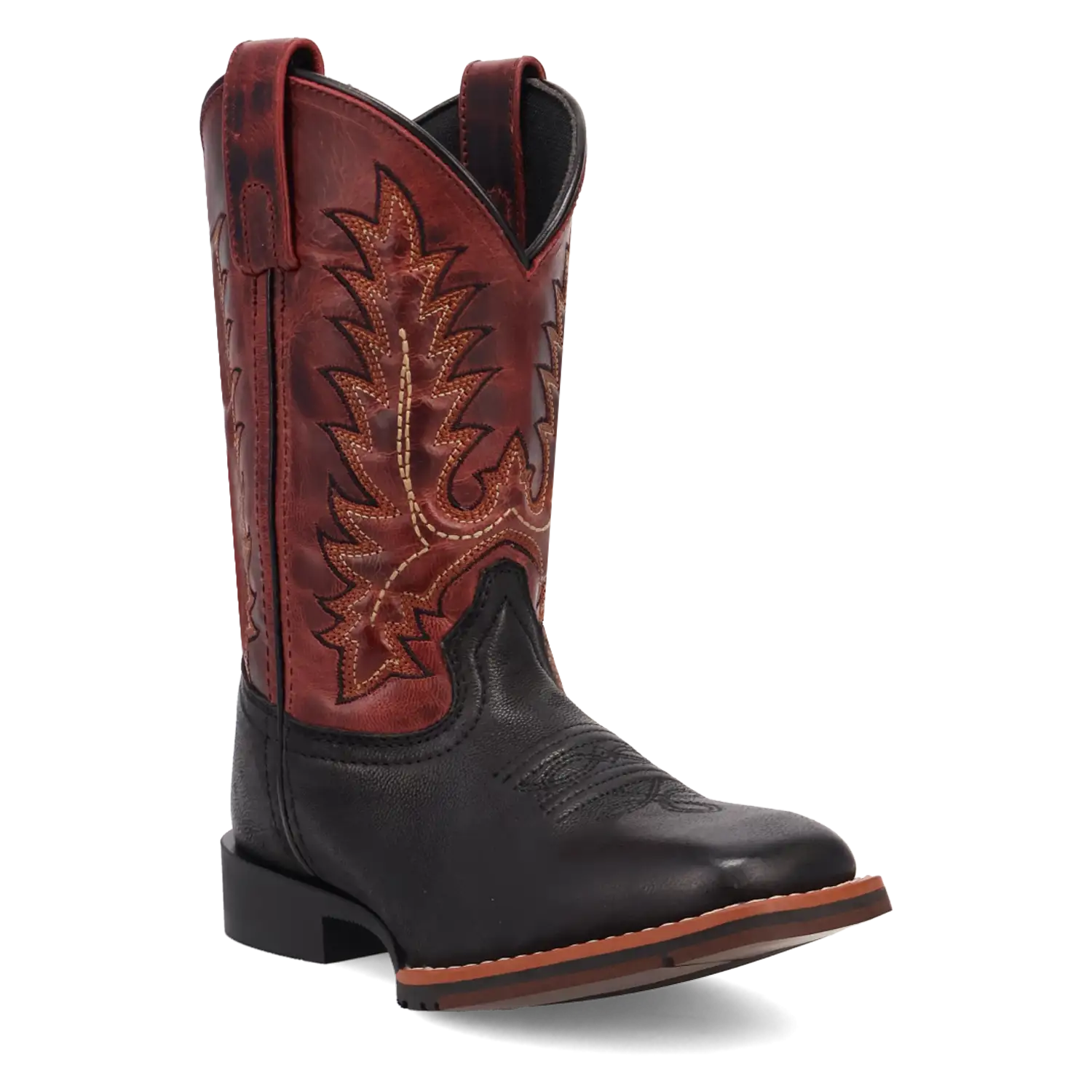 Dan Post Dexter - Little Kid's / Big Kid's Leather Cowboy Boots Red Regular