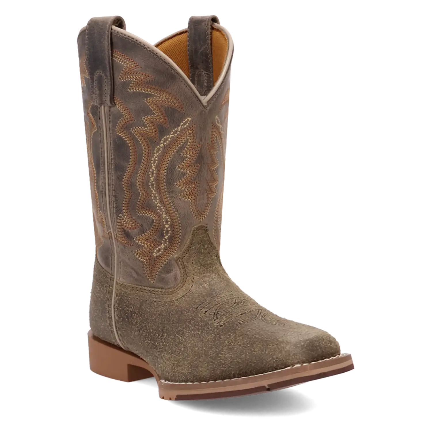 Dan Post Beasley - Little Kid's / Big Kid's Leather Cowboy Boots Grey Regular