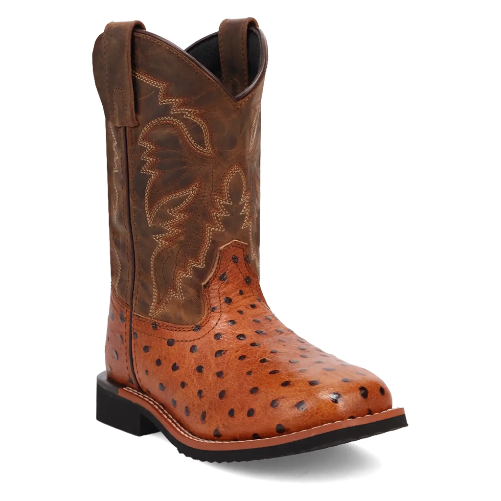 Dan Post Jet - Little Kid's / Big Kid's Leather Cowboy Boots Tan Regular