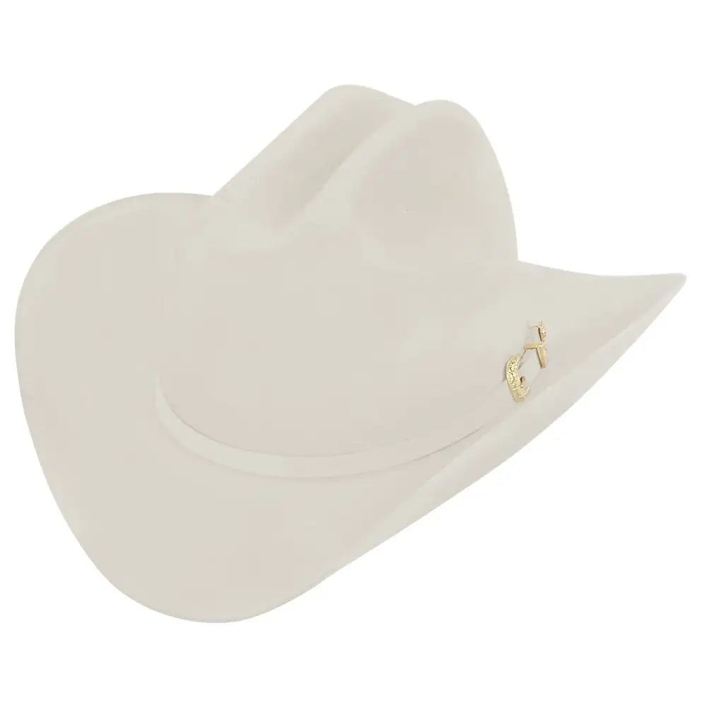 Larry Mahan's Dorado (4") - (5X) Fur Felt Cowboy Hat Silverbelly