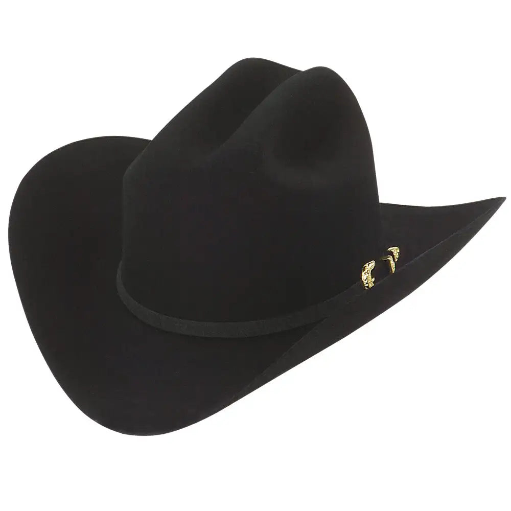 Larry Mahan's Dorado (4") - (5X) Fur Felt Cowboy Hat Black
