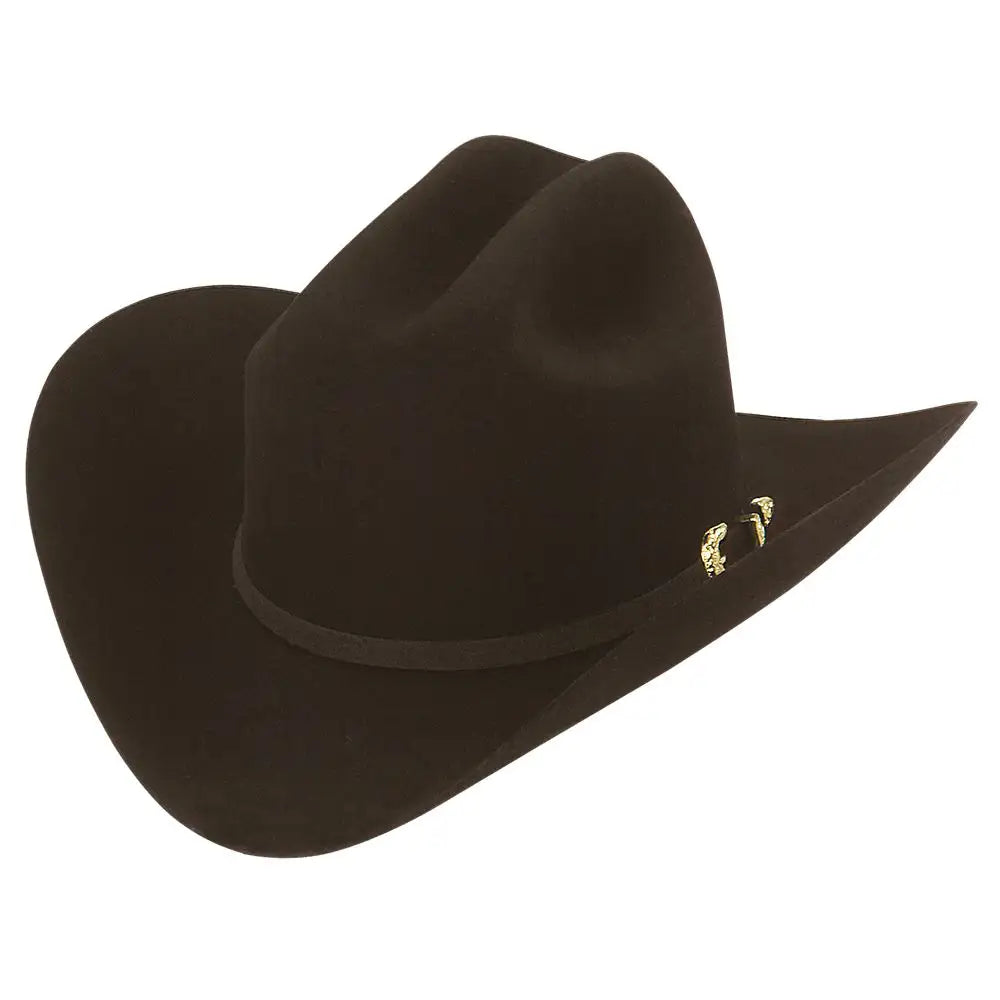 Larry Mahan's Dorado (4") - (5X) Fur Felt Cowboy Hat Chocolate